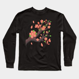 Cherry Blossoms Long Sleeve T-Shirt